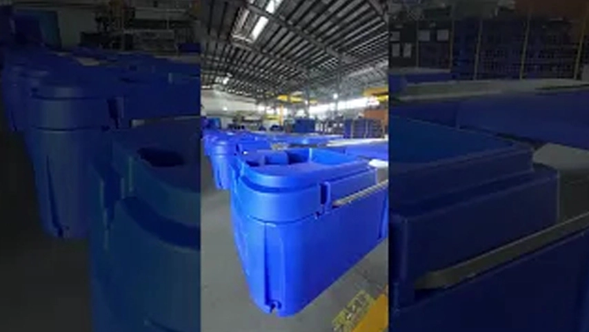 Edelstahl-Kuh-Trink trog