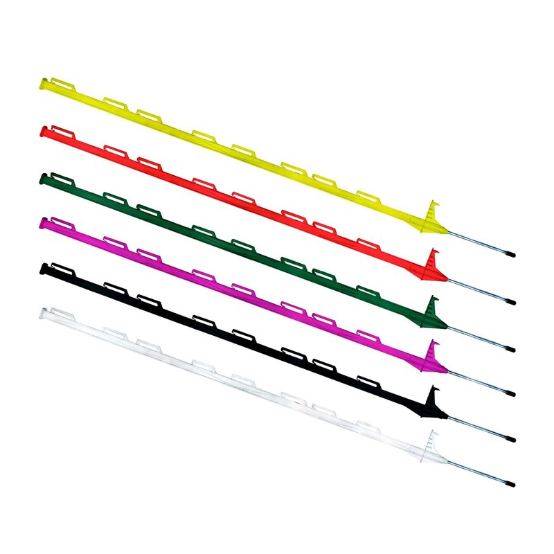 Plastiks chritt in Zaun pfosten