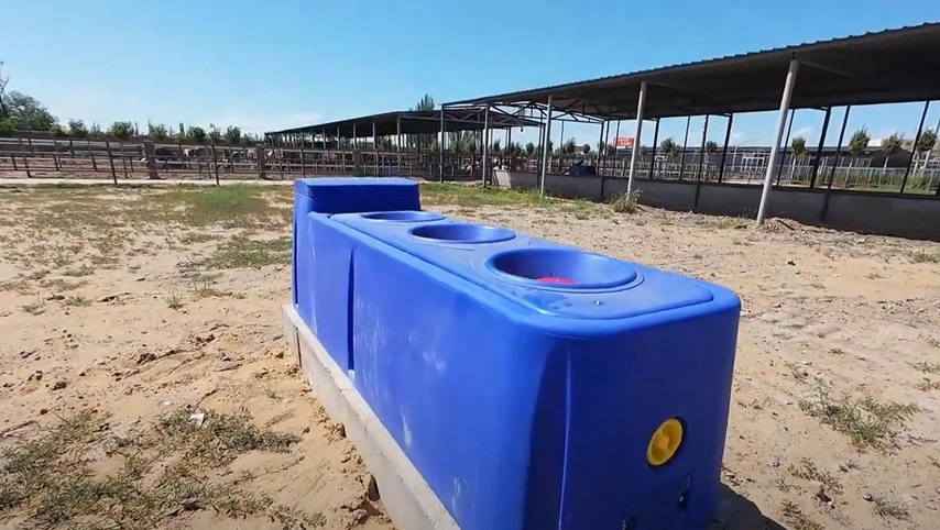 Terrui 2,25 m Rinder wasser trog