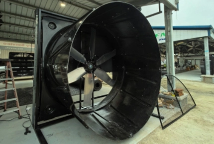 Terruis neuer 98 „ Auspuff ventilator: Revolution ierung der industriellen Lüftung