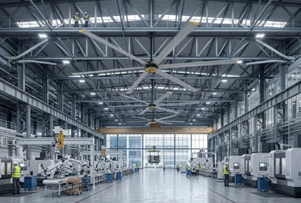 Engineering-Audit: High-Bay-Feuchtigkeitsregelung & TR-Serie HVLS-Integration